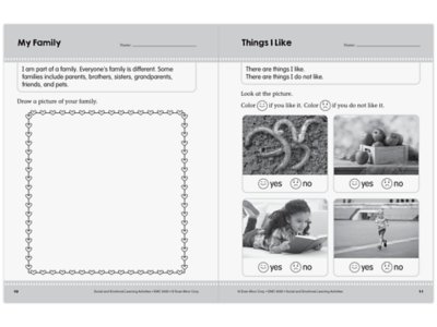 Social and Emotional Learning Activity Workbook&nbsp;- <span style="white-space: nowrap;">Pre K-K</span>