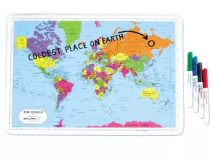 Write&nbsp;& Wipe World Tabletop Map