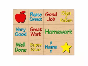 Messages from Your Teacher Stamps