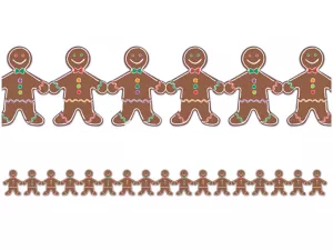 Gingerbread Man Border