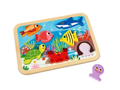 Ocean Animals Chunky Puzzle at Lakeshore Learning
