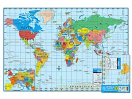 Lakeshore World Map Floor Puzzle