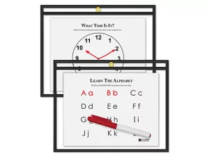 Reusable Write&nbsp;& Wipe Horizontal Pocket
