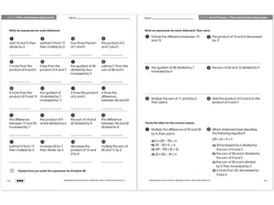 Mathematics Workbook&nbsp;- Gr.&nbsp;5