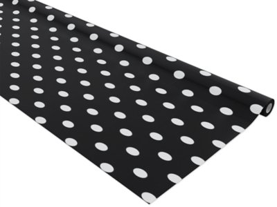 Black & White Polka Dot Fadeless® Paper Roll 48" x 25' at Lakeshore