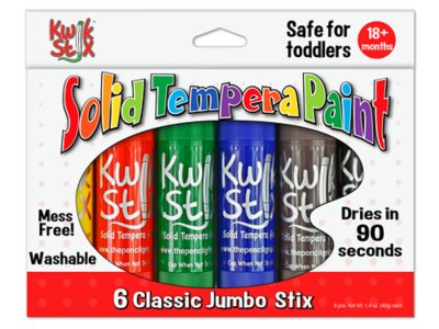 Tempera Paint Sticks, Metallic, 6 count – Chicago Teacher Web Store