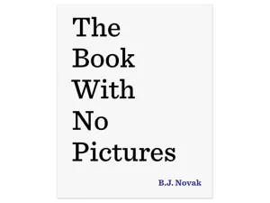 The Book with No Pictures Hardcover Book