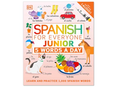 Spanish for Everyone Junior: 5 Words a Day Paperback Book at Lakeshore ...