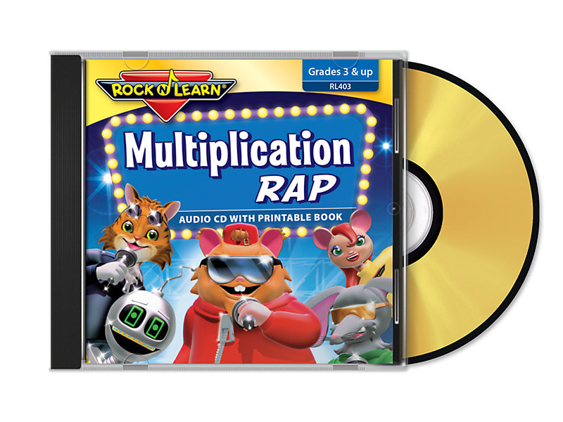 Multiplication Rap CD at Lakeshore Learning