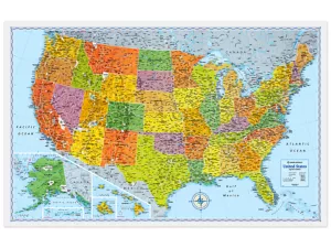 Foldout U.S.A. Map