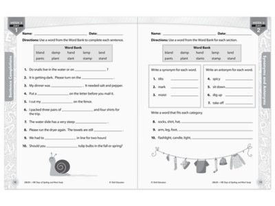180 Days of Spelling Workbook&nbsp;- Gr.&nbsp;2