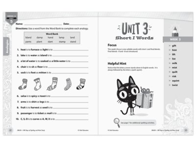 180 Days of Spelling Workbook&nbsp;- Gr.&nbsp;2