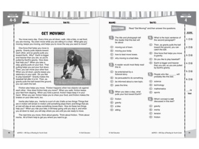 180 Days of Reading Workbook&nbsp;- Gr.&nbsp;4