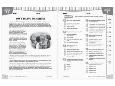 180 Days of Reading Workbook&nbsp;- Gr.&nbsp;6