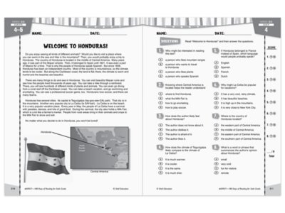 180 Days of Reading Workbook&nbsp;- Gr.&nbsp;6