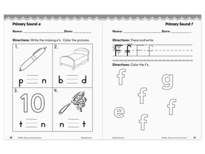 Phonics for Pre-Kindergarten Workbook