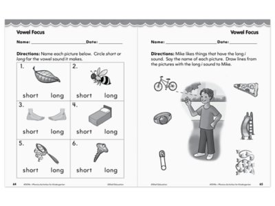 Phonics for Kindergarten Workbook