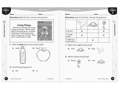 180 Days of Science Workbook - Kindergarten at Lakeshore Learning