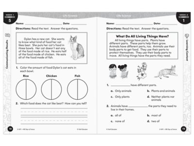 180 Days of Science Workbook&nbsp;- Gr.&nbsp;1