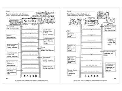 Daily Word Ladders Workbook - Gr. 2-3 at Lakeshore Learning