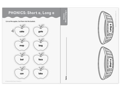 Read, Sort&nbsp;& Write Phonics Workbook&nbsp;- <span style="white-space: nowrap;">K-Gr.&nbsp;2</span>