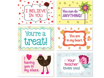 Valentine’s Day Postcards at Lakeshore Learning