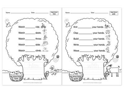 Sight-Word Trees Workbook