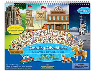 Amazing Adventures Reusable Sticker Pad at Lakeshore Learning