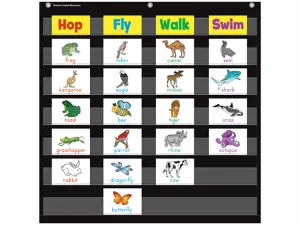 Black Pocket Chart