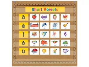 Burlap Pocket Chart