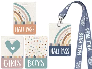 Everyone Is Welcome Student Hall Pass Lanyards