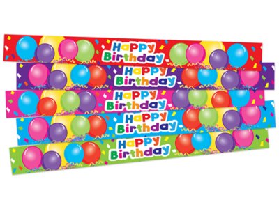 Birthday Slap Bracelets