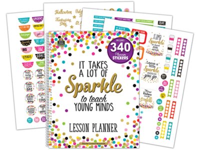 Lakeshore Confetti Motivational Stickers - Set 1