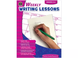 Weekly Writing Lessons Workbook&nbsp;- Gr.&nbsp;<span style="white-space: nowrap;">5-6</span>