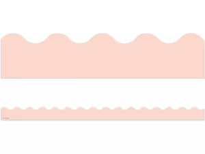 Blush Pink Scalloped Border