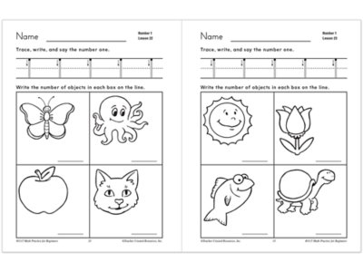 Math Practice for Beginners Workbook