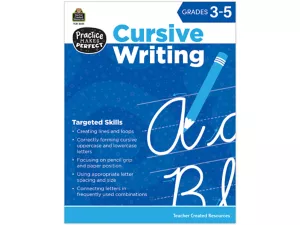 Cursive Writing Practice Workbook