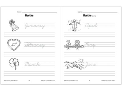 Cursive Writing Practice Workbook