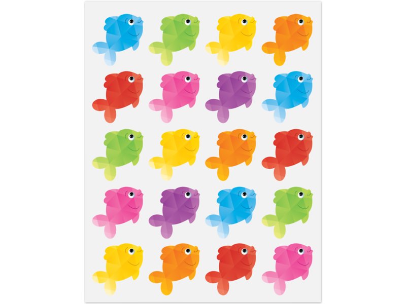 Fish Stickers - 2 Sheets : : Toys & Games