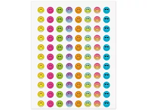 Brights 4Ever Smiley Face Mini Stickers