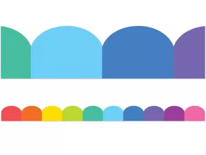 Colorful Scalloped Border