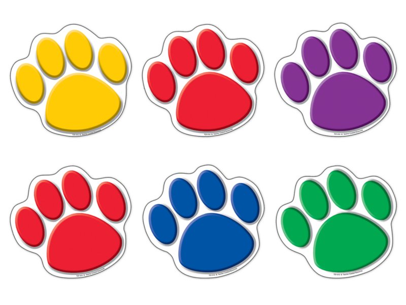 Paw Print Accents at Lakeshore Learning