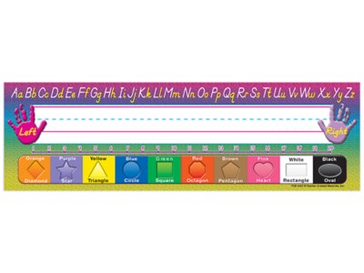 Modern Manuscript Reference Nameplates - Pre K-K at Lakeshore Learning