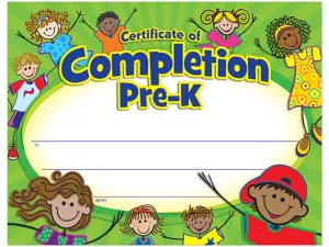Pre-K Graduation Certificates