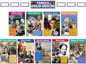 Famous African Americans Bulletin Board Set