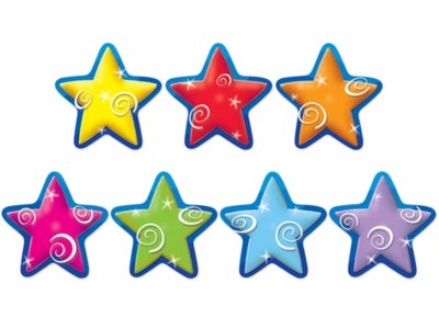 Colorful Star Mini Accents at Lakeshore Learning