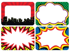 Superhero Name Tags&nbsp;- Variety Pack