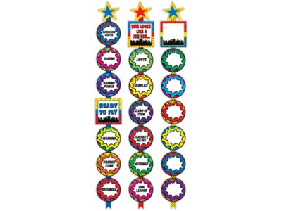 Superhero Classroom Management Bulletin Board Set