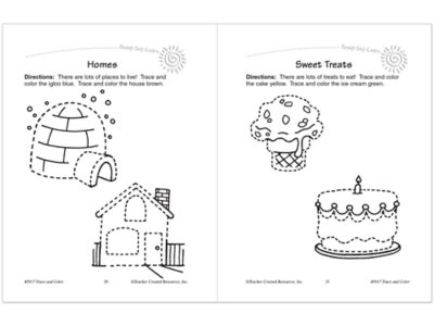 Trace&nbsp;& Color Activity Book