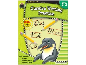 Cursive Writing Practice Workbook